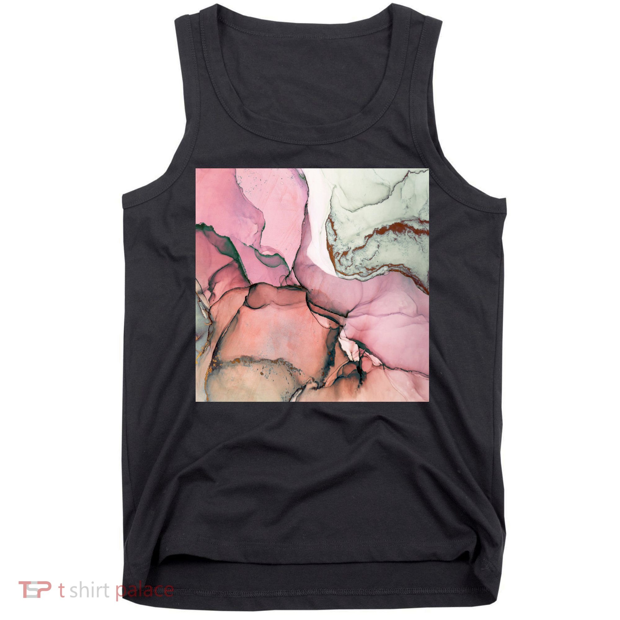 Ink Modern Contemporary Art Painting Tank Top