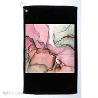 Ink Modern Contemporary Art Painting Golf Towel thumb 0