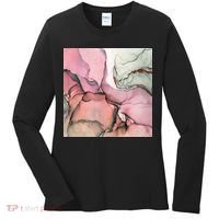 Ink Modern Contemporary Art Painting Women's Long Sleeve Shirt thumb 0