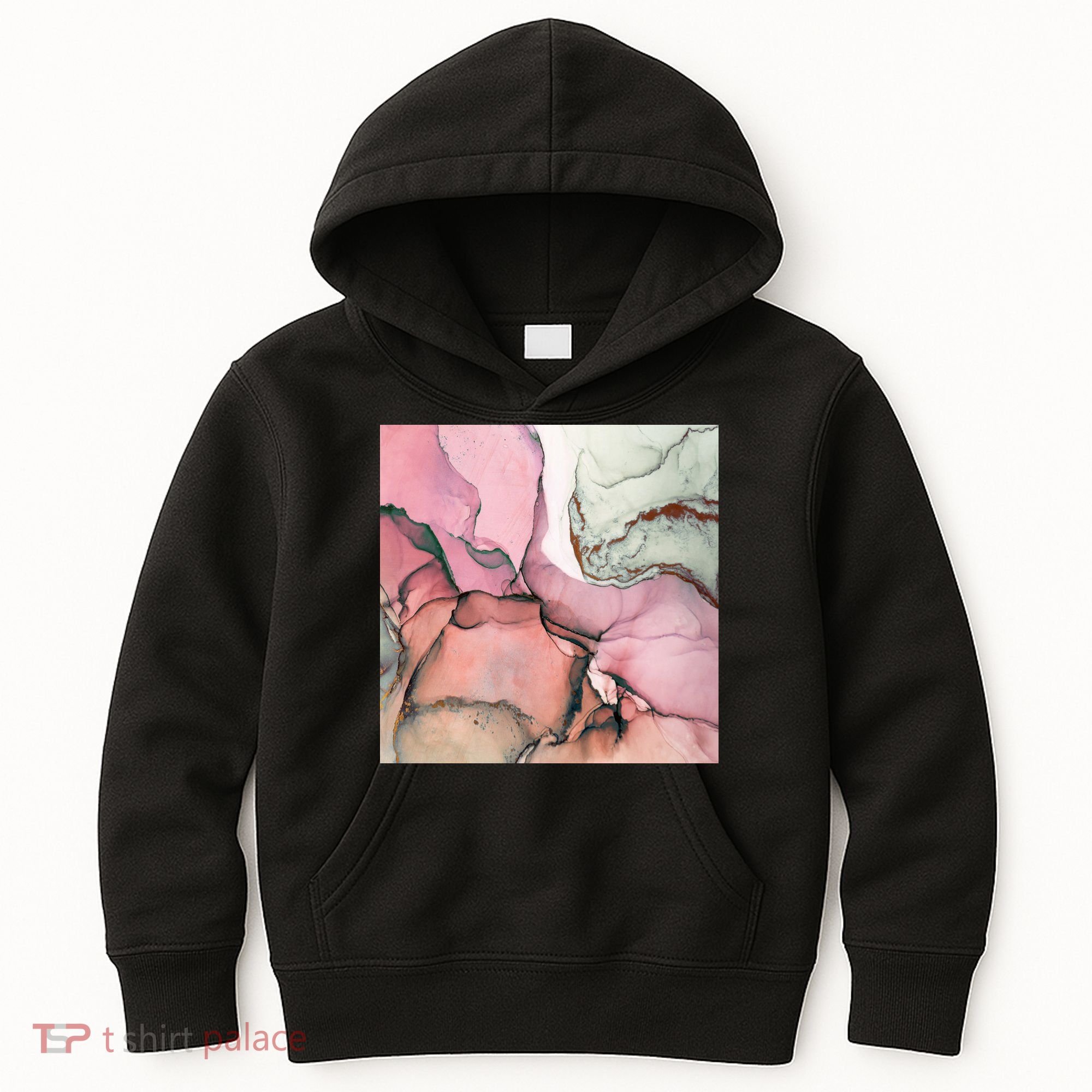 Ink Modern Contemporary Art Painting Kids Hoodie