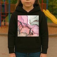 Ink Modern Contemporary Art Painting Kids Hoodie thumb 3