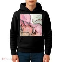 Ink Modern Contemporary Art Painting Kids Hoodie thumb 4