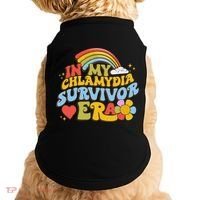 In My Chlamydia Survivor Era Funny Inappropriate Doggie Tank thumb 0