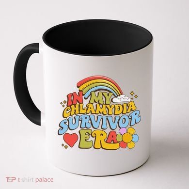 In My Chlamydia Survivor Era Funny Inappropriate Coffee Mug