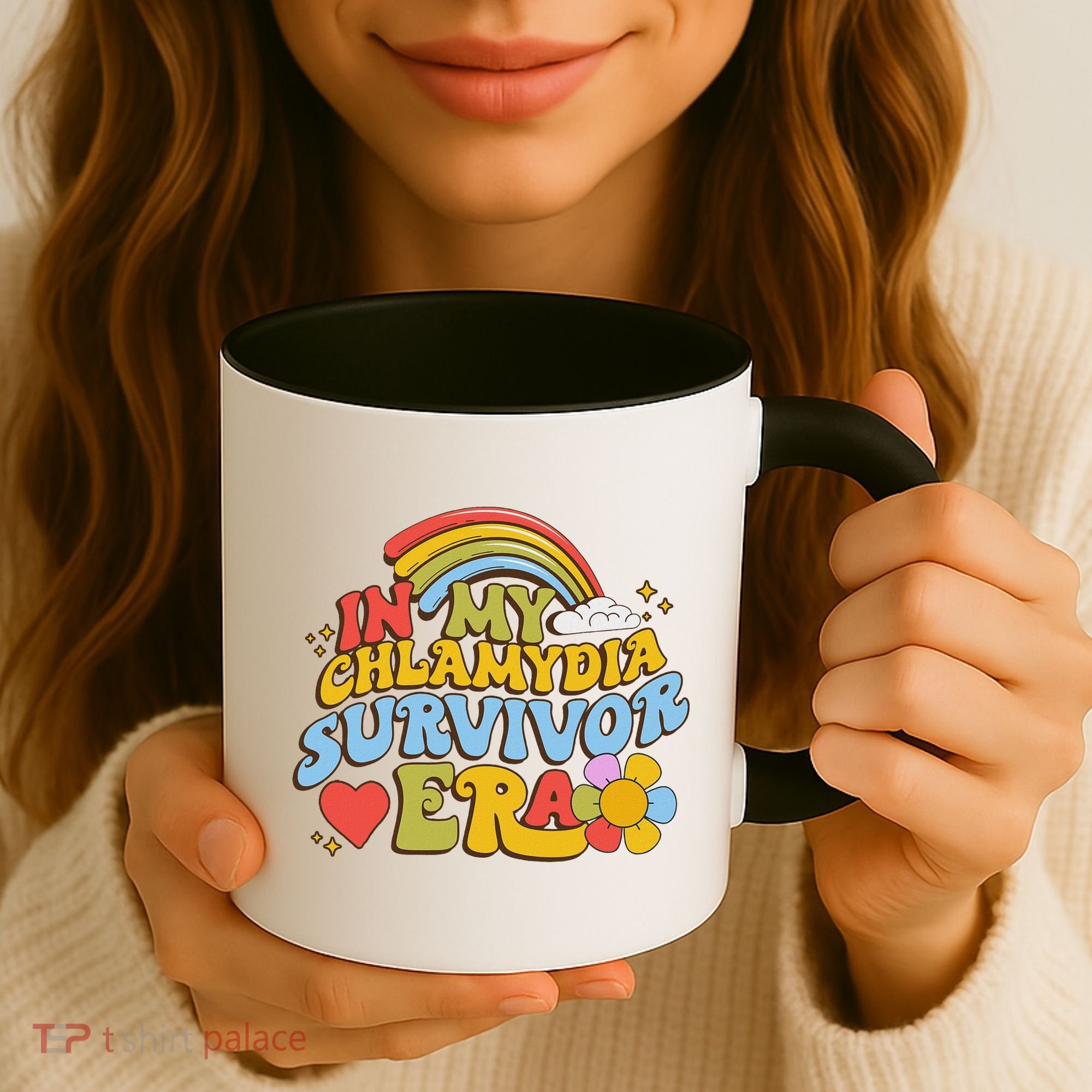 In My Chlamydia Survivor Era Funny Inappropriate Coffee Mug
