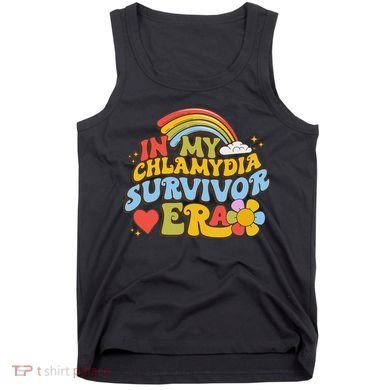 In My Chlamydia Survivor Era Funny Inappropriate Tank Top