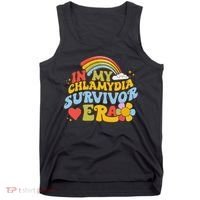 In My Chlamydia Survivor Era Funny Inappropriate Tank Top thumb 0