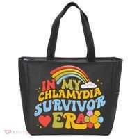 In My Chlamydia Survivor Era Funny Inappropriate Tote Bag thumb 0
