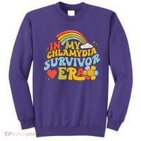 In My Chlamydia Survivor Era Funny Inappropriate Sweatshirt thumb 0