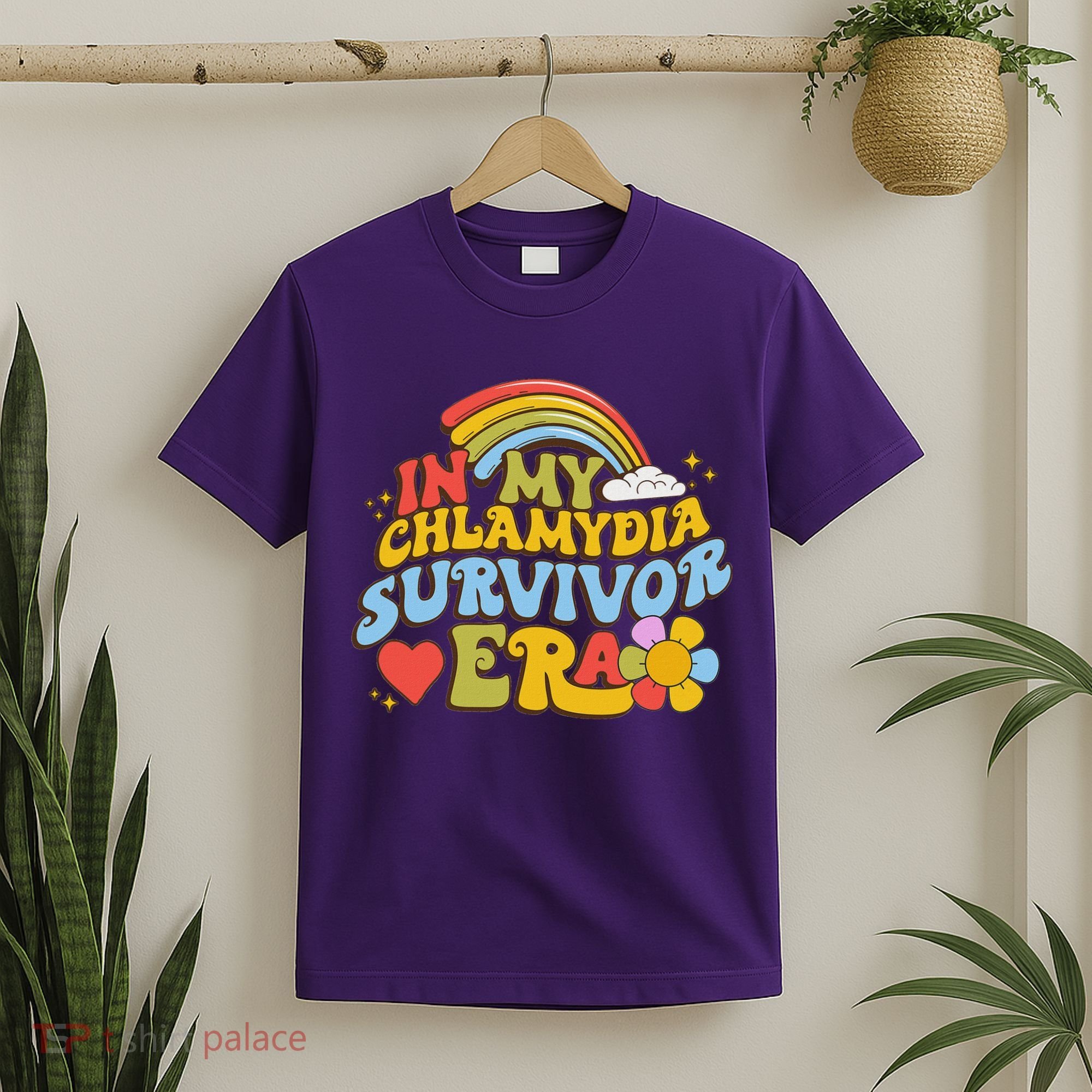 In My Chlamydia Survivor Era Funny Inappropriate T-Shirt