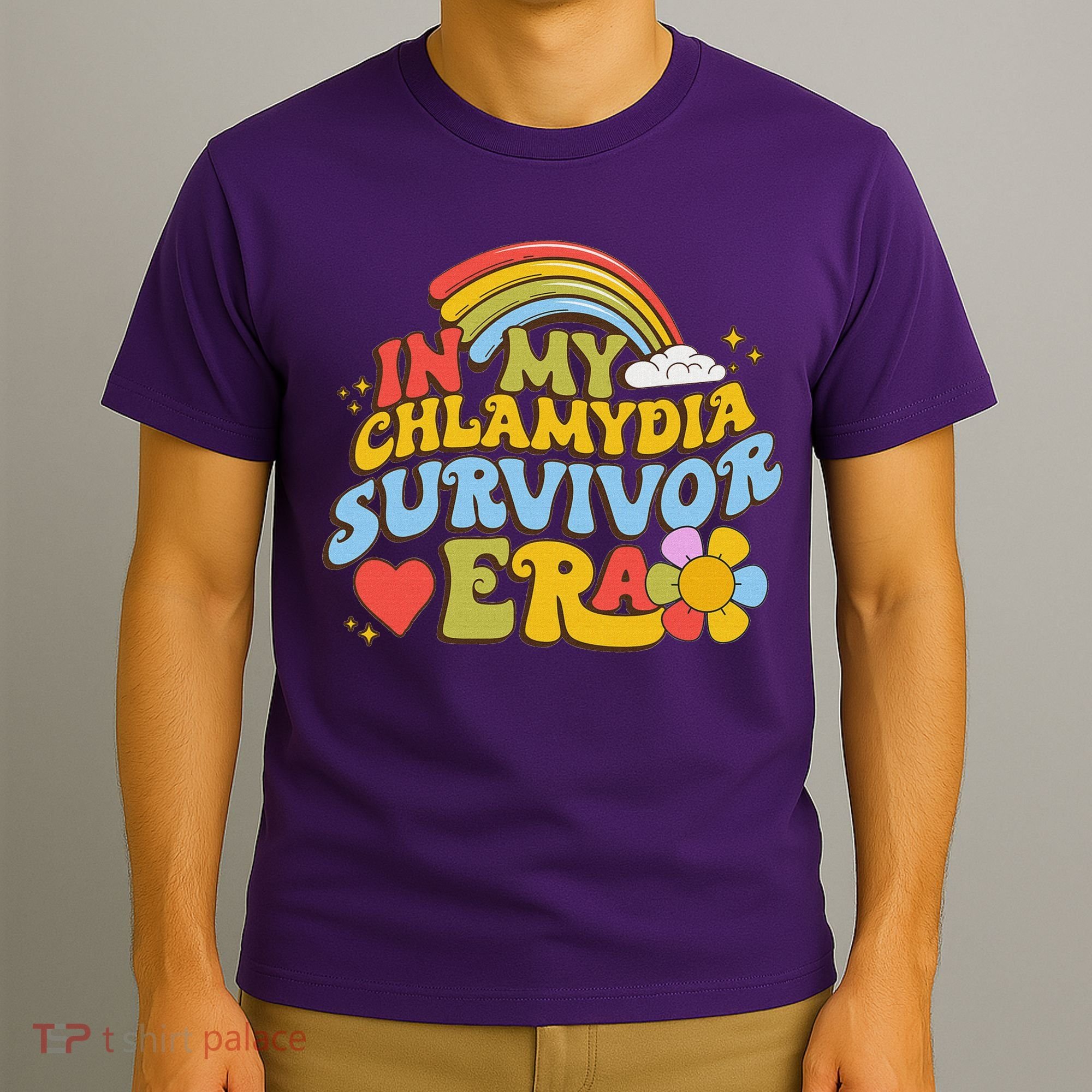 In My Chlamydia Survivor Era Funny Inappropriate T-Shirt