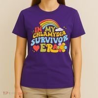 In My Chlamydia Survivor Era Funny Inappropriate T-Shirt thumb 4
