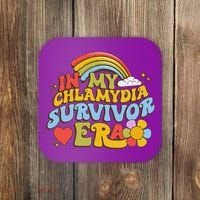 In My Chlamydia Survivor Era Funny Inappropriate Coaster thumb 0