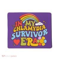 In My Chlamydia Survivor Era Funny Inappropriate Mousepad thumb 0