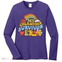 In My Chlamydia Survivor Era Funny Inappropriate Women's Long Sleeve Shirt thumb 0