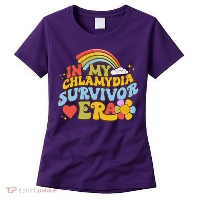 In My Chlamydia Survivor Era Funny Inappropriate Women's T-Shirt