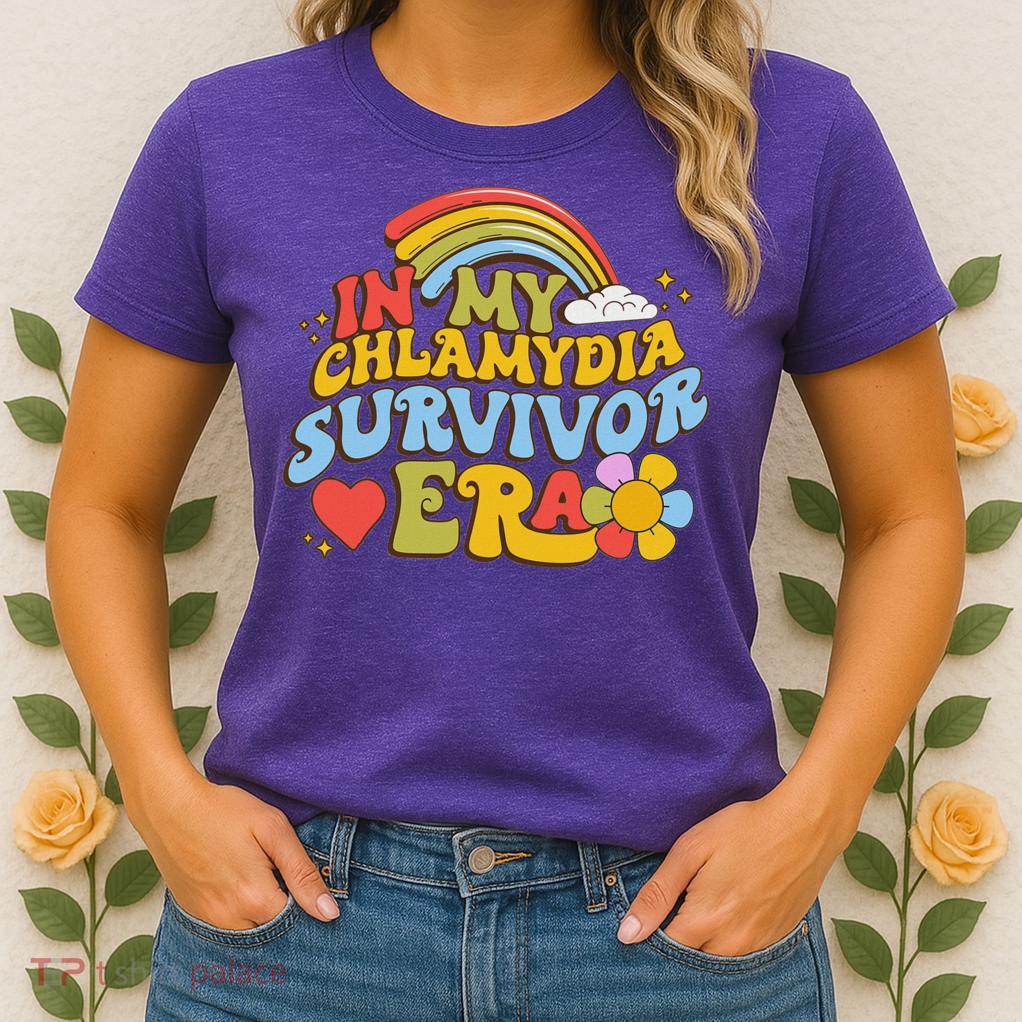 In My Chlamydia Survivor Era Funny Inappropriate Women's T-Shirt