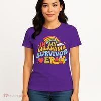 In My Chlamydia Survivor Era Funny Inappropriate Women's T-Shirt thumb 4