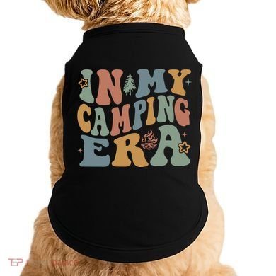 In My Camping Era Retro Wavy Groovy Style For Camper Gift Doggie Tank