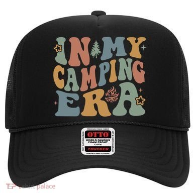 In My Camping Era Retro Wavy Groovy Style For Camper Gift Hat