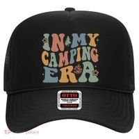 In My Camping Era Retro Wavy Groovy Style For Camper Gift Hat thumb 0