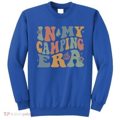In My Camping Era Retro Wavy Groovy Style For Camper Gift Sweatshirt