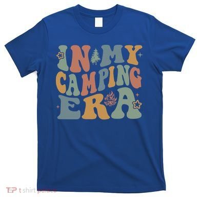 In My Camping Era Retro Wavy Groovy Style For Camper Gift T-Shirt