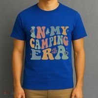In My Camping Era Retro Wavy Groovy Style For Camper Gift T-Shirt thumb 3