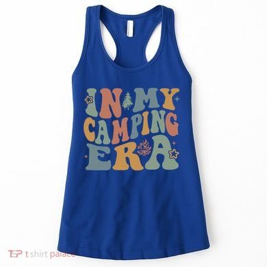 In My Camping Era Retro Wavy Groovy Style For Camper Gift Women's Tank Top