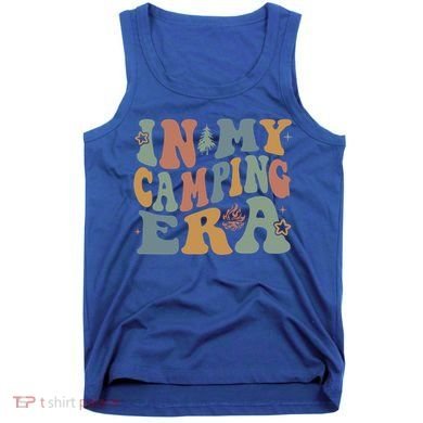 In My Camping Era Retro Wavy Groovy Style For Camper Gift Tank Top
