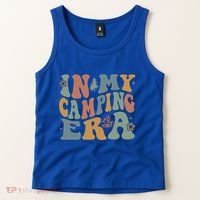 In My Camping Era Retro Wavy Groovy Style For Camper Gift Tank Top thumb 2