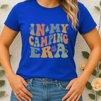 In My Camping Era Retro Wavy Groovy Style For Camper Gift Women's T-Shirt thumb 2