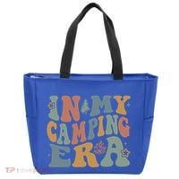 In My Camping Era Retro Wavy Groovy Style For Camper Gift Tote Bag thumb 0