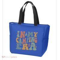 In My Camping Era Retro Wavy Groovy Style For Camper Gift Tote Bag thumb 3