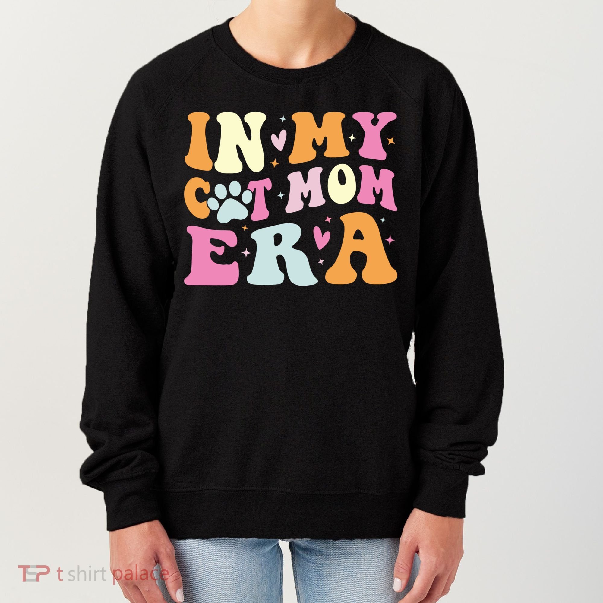 In My Cat Mom Era Cute Cat Mom Women's Sweatshirt