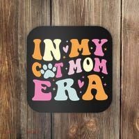 In My Cat Mom Era Cute Cat Mom Coaster thumb 0