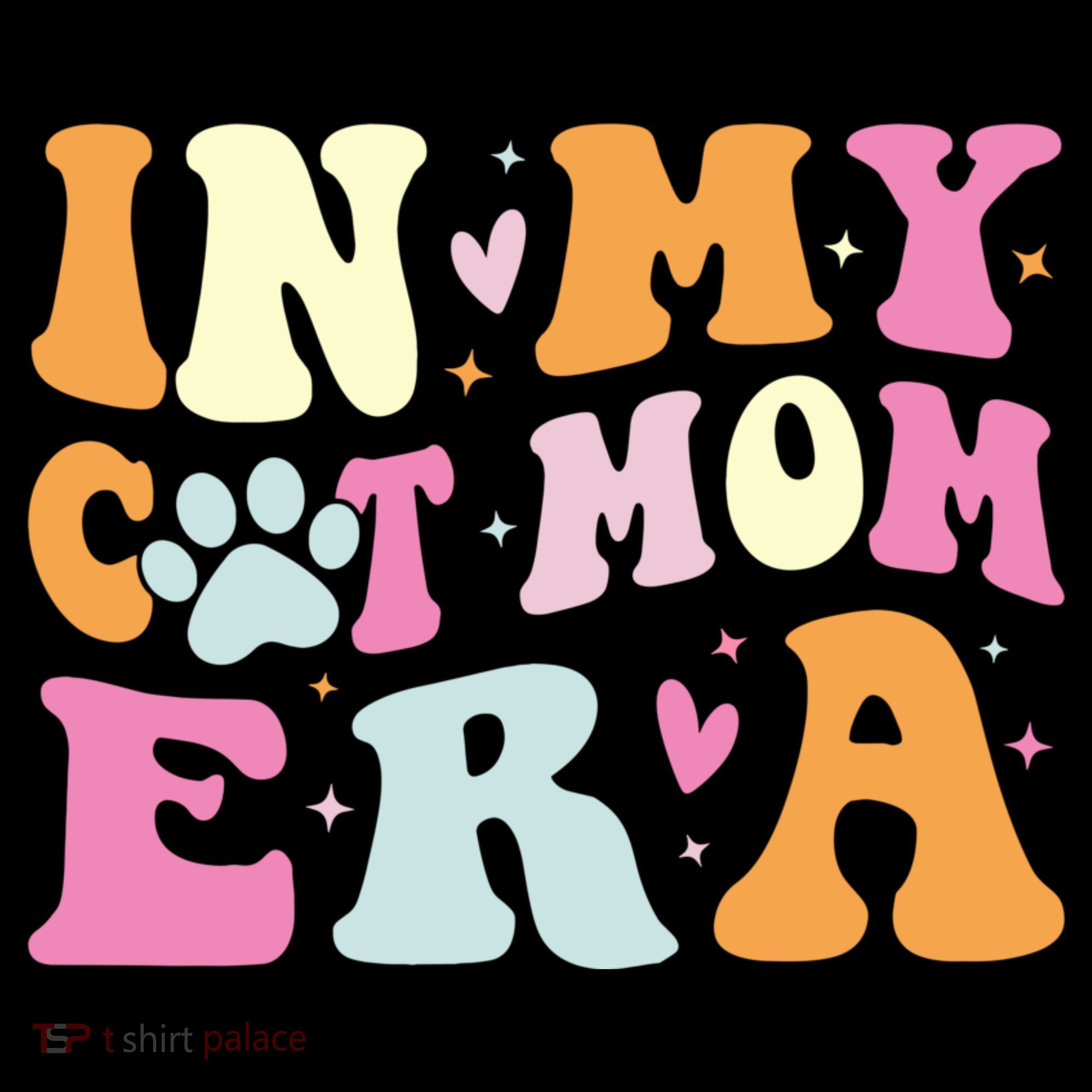 In My Cat Mom Era Cute Cat Mom Women's Hoodie