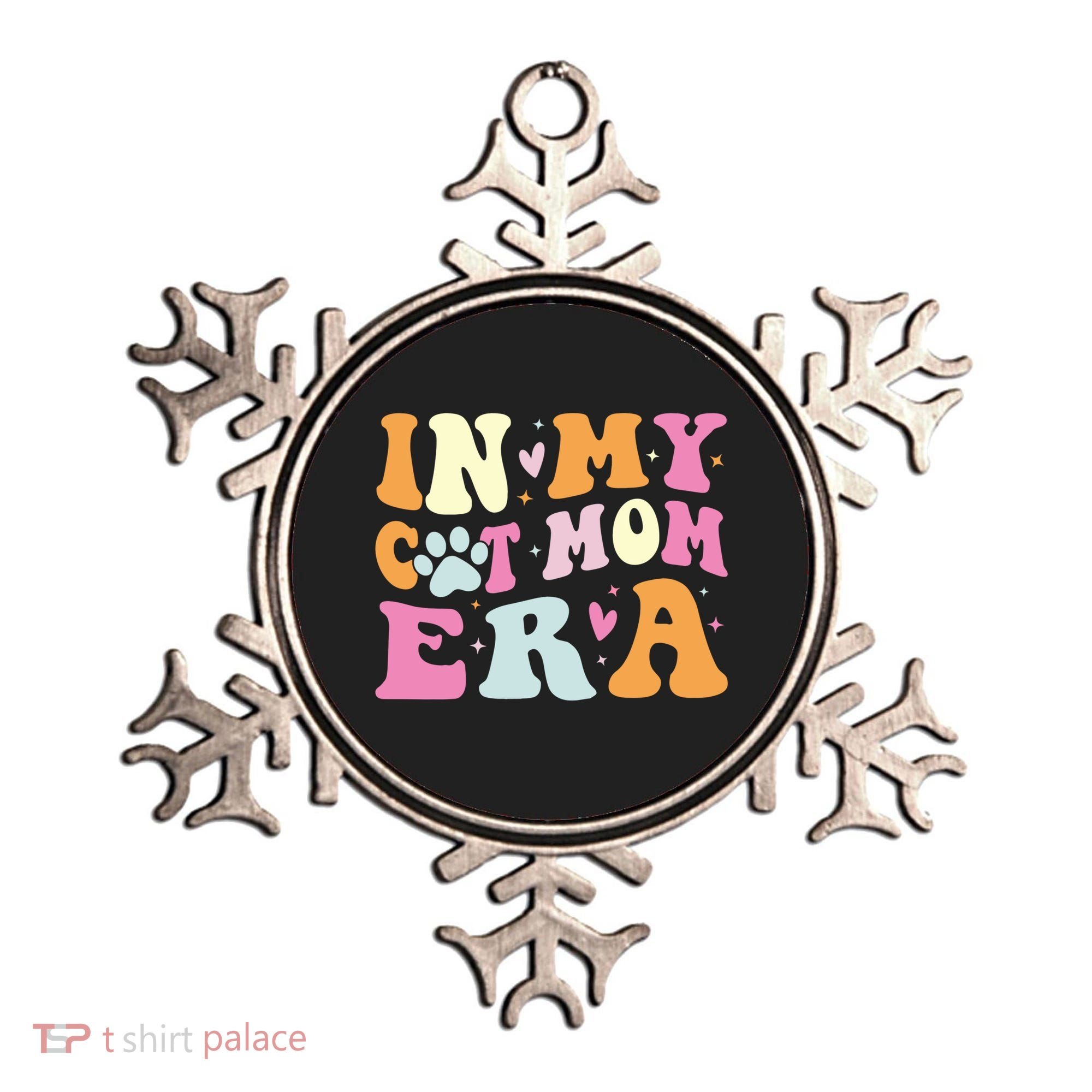 In My Cat Mom Era Cute Cat Mom Ornament