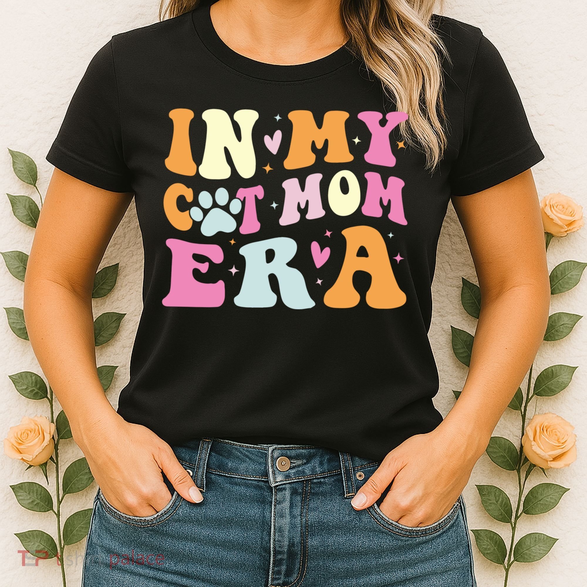 In My Cat Mom Era Cute Cat Mom Women's T-Shirt