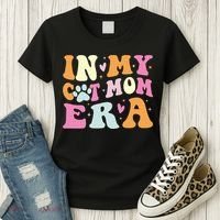 In My Cat Mom Era Cute Cat Mom Women's T-Shirt thumb 3