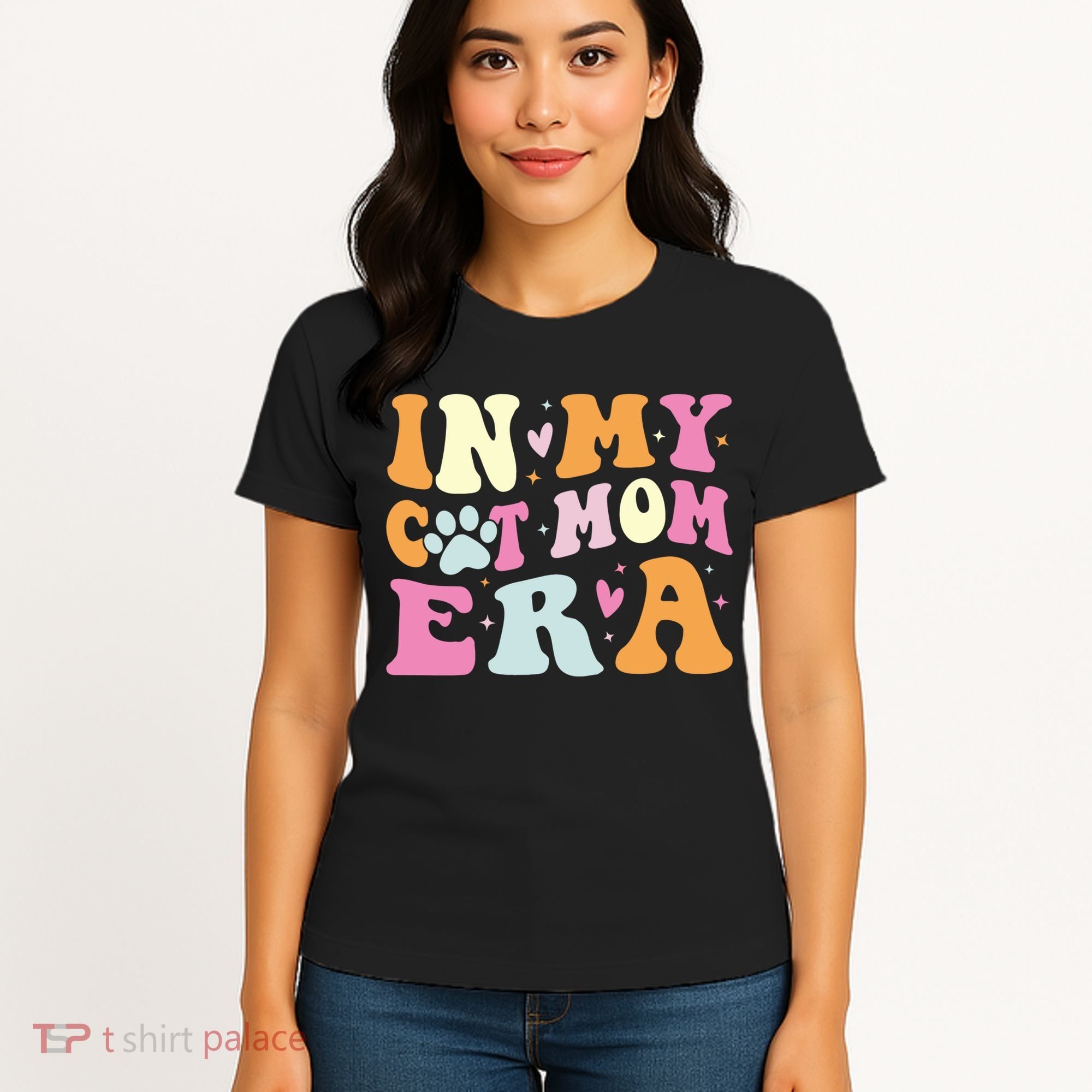 In My Cat Mom Era Cute Cat Mom Women's T-Shirt