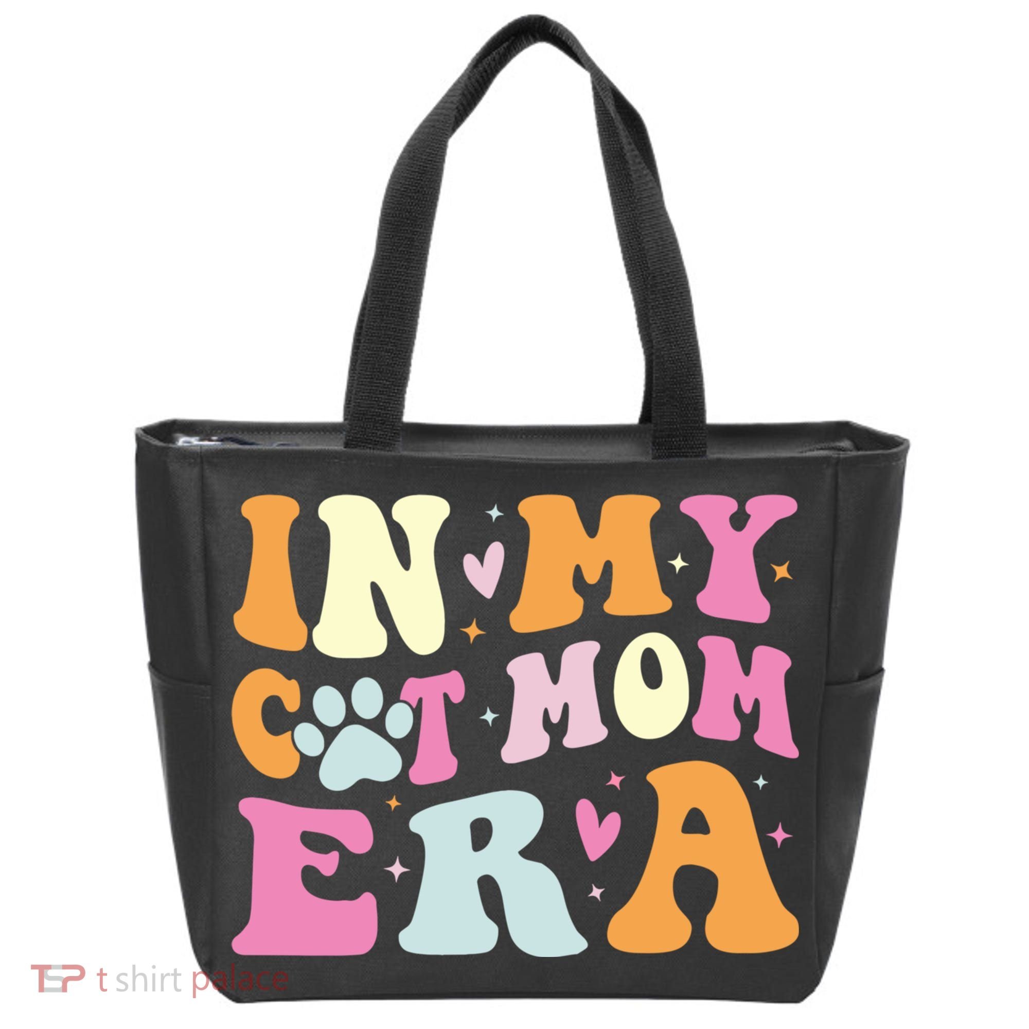 In My Cat Mom Era Cute Cat Mom Tote Bag