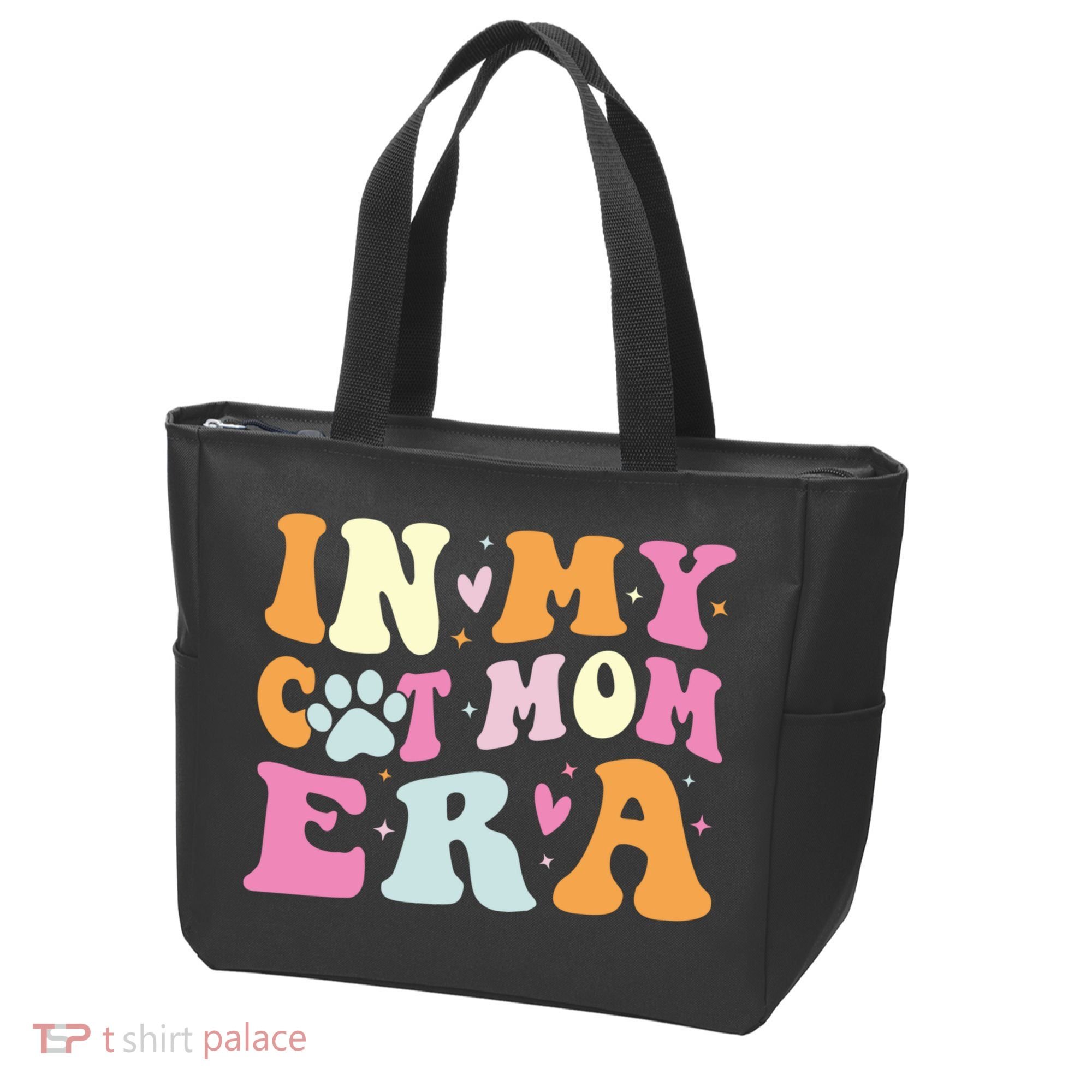 In My Cat Mom Era Cute Cat Mom Tote Bag