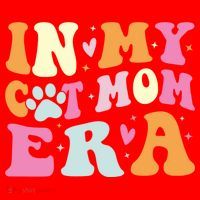 In My Cat Mom Era Cute Cat Mom Santa Hat thumb 1