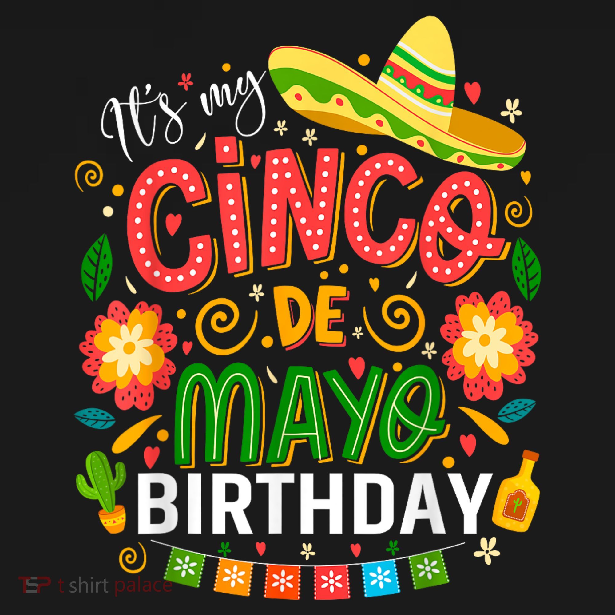 ItS My Cinco De Mayo Birthday Funny Cinco De Mayo Birthday Apron