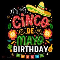 ItS My Cinco De Mayo Birthday Funny Cinco De Mayo Birthday Tank Top thumb 6