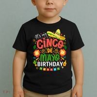 ItS My Cinco De Mayo Birthday Funny Cinco De Mayo Birthday Toddler T-Shirt thumb 2