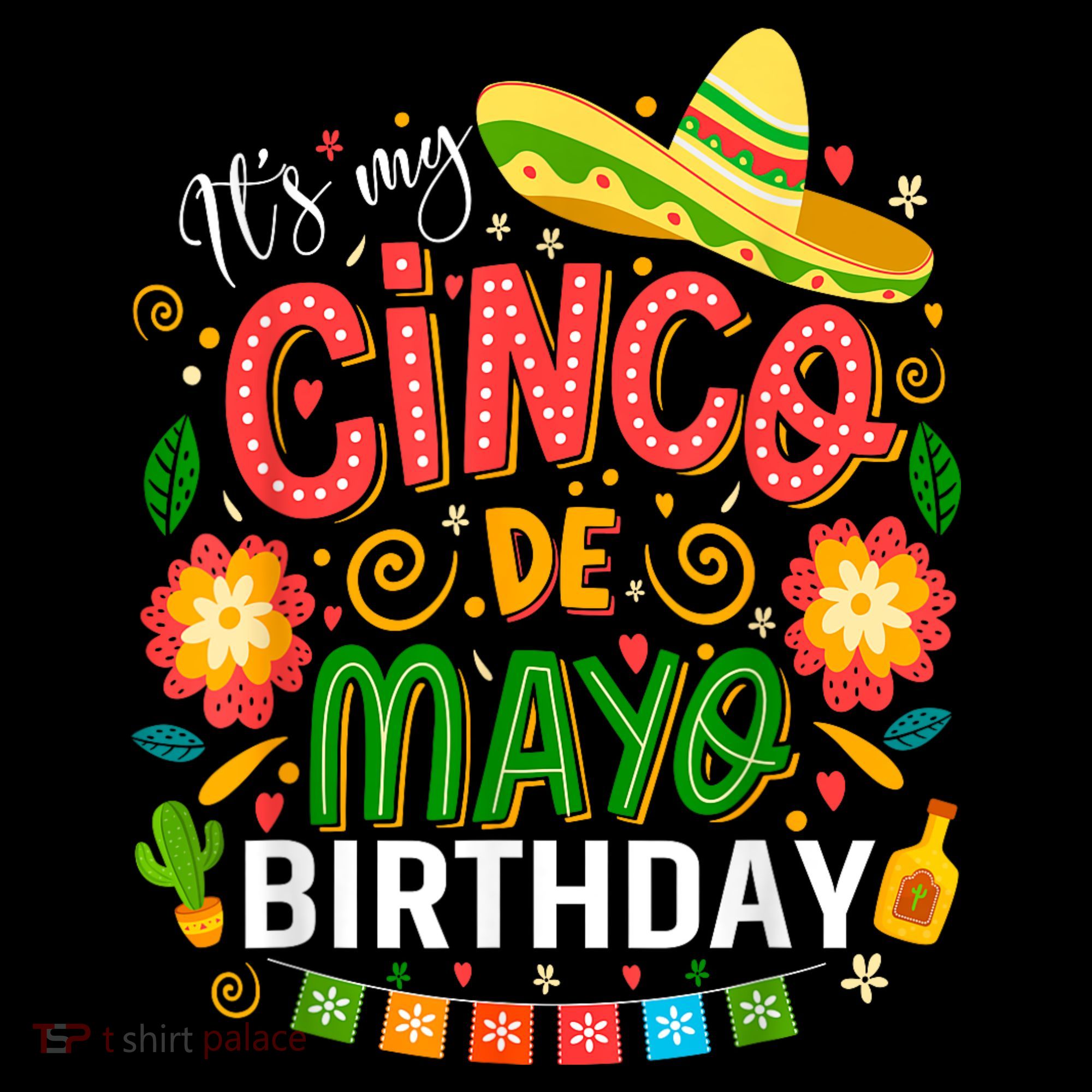 ItS My Cinco De Mayo Birthday Funny Cinco De Mayo Birthday Kids Sweatshirt