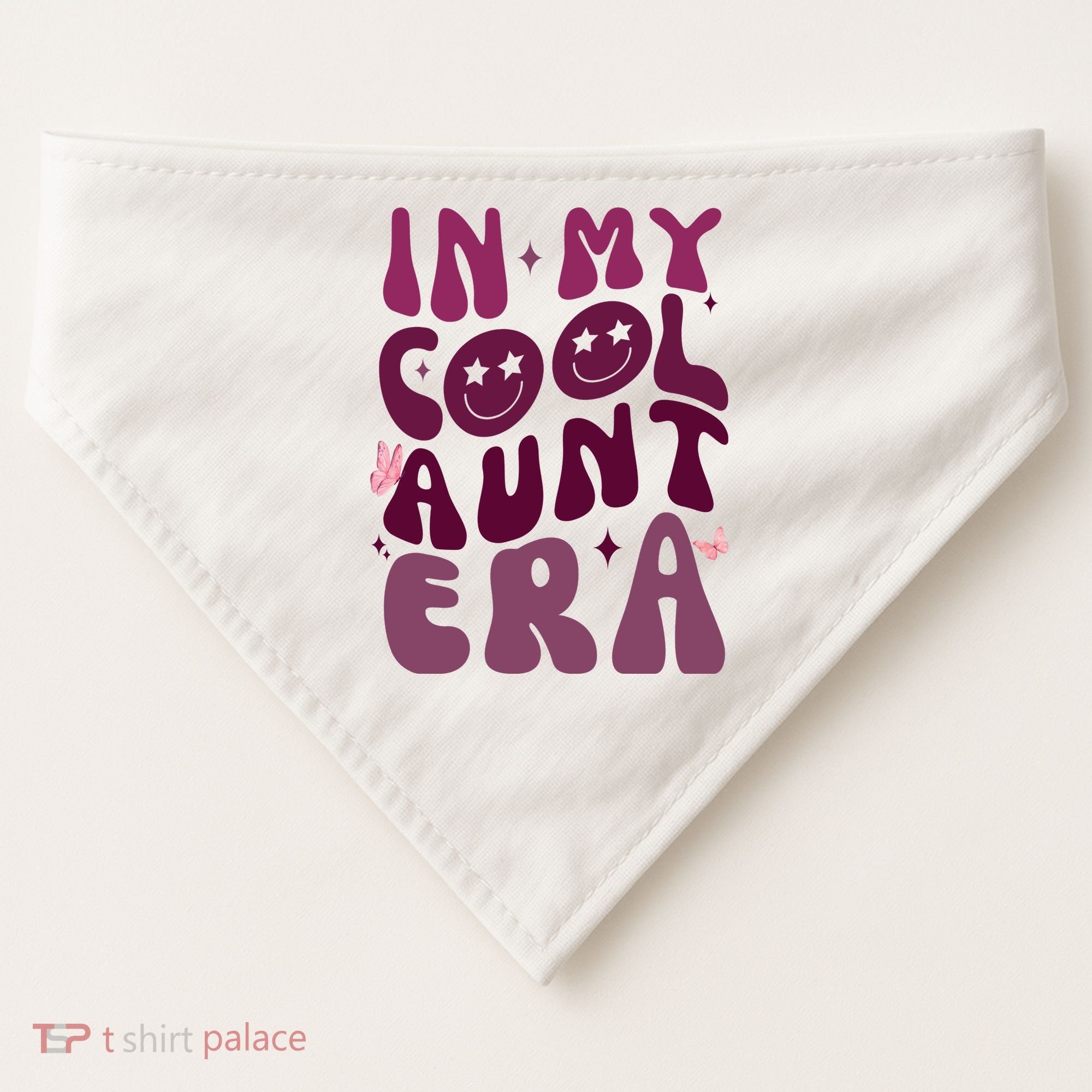 In My Cool Aunt Era Cute Gift USA-Made Doggie Bandana