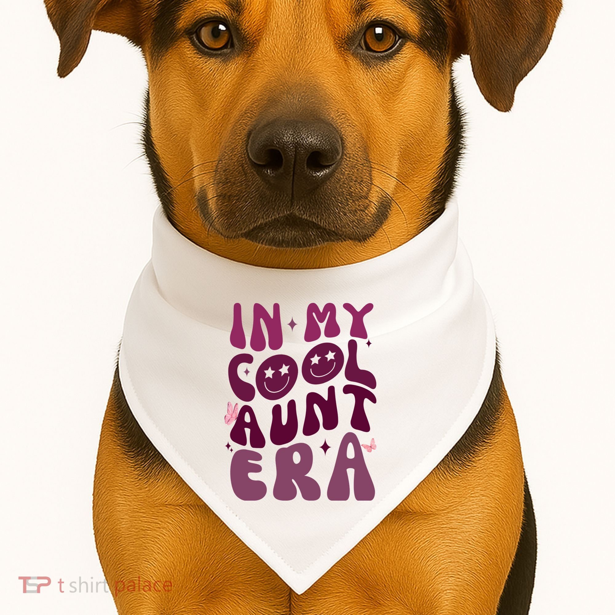 In My Cool Aunt Era Cute Gift USA-Made Doggie Bandana